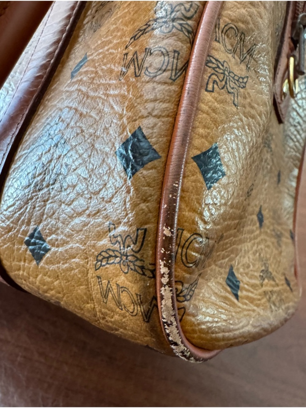 MCM Boston Bag - Cognac - Picture 6 of 11